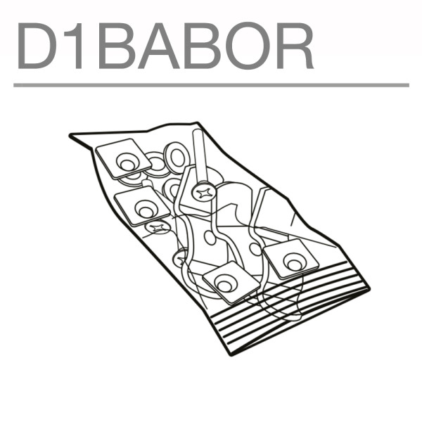 Shad Replacement Top Box Small Mounting Plate Screws/Bolts